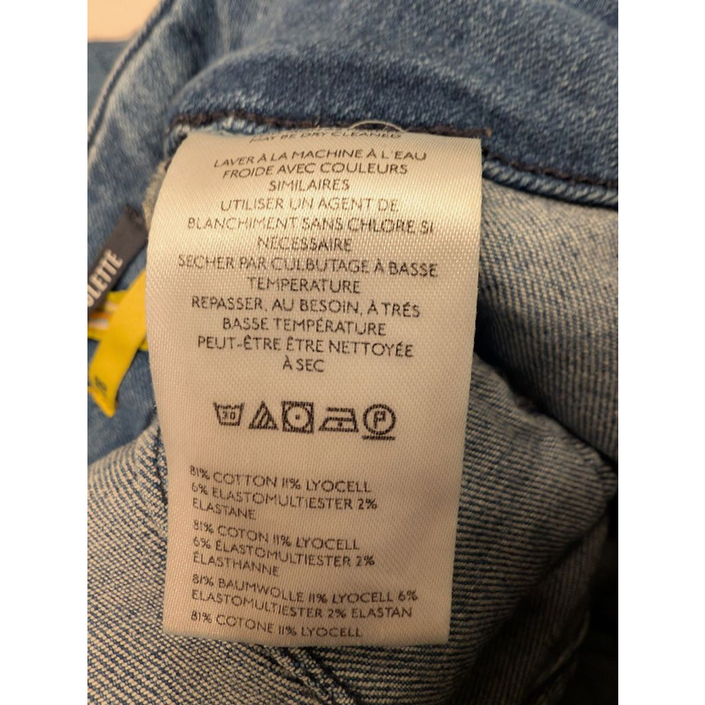Women's Maeve by Anthropologie Blue Colette Wide Leg Jeans Size 28 - Picture 7 of 10